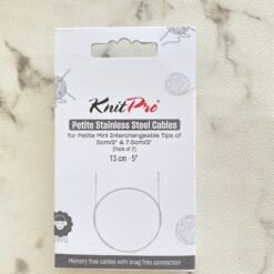 Knitpro Petite Stainless Steel Cables Mini I Yarn Island