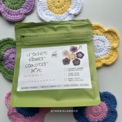 Crochet Flower Coaster Kit
